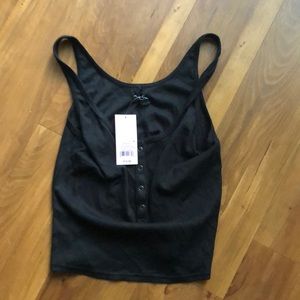 Black tank top NWT